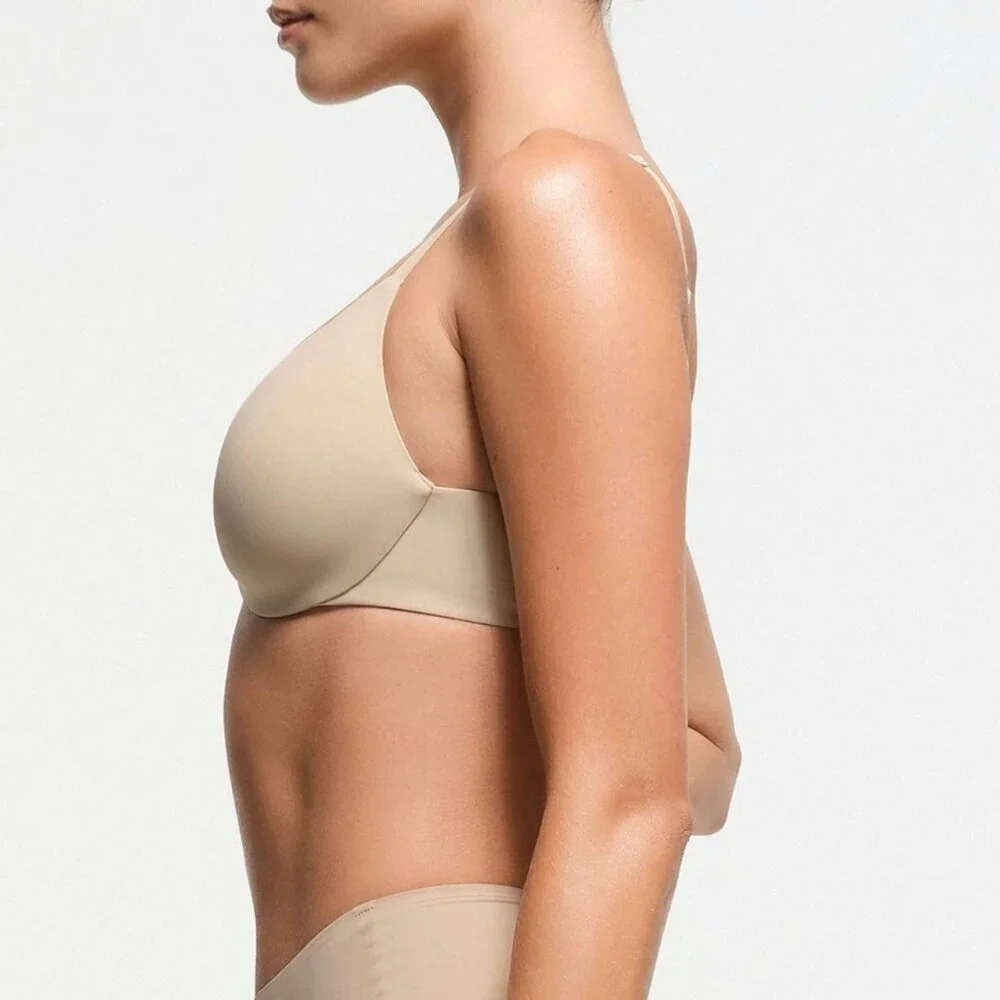NWT SKIMS Smoothing Intimates Full Coverage Lightly Lined Bra in Clay - 36B - Picture 7 of 8